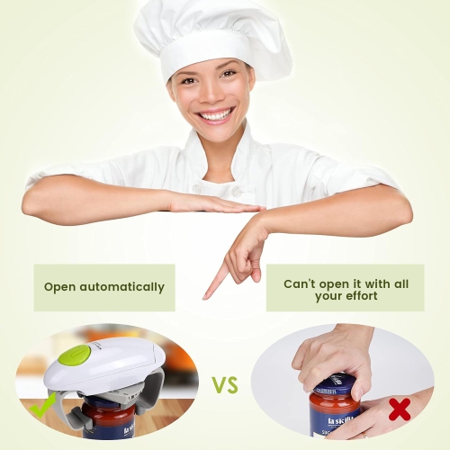 Electric Can Opener, Sturdy and Durable Sealed Jar Kitchen Gadget