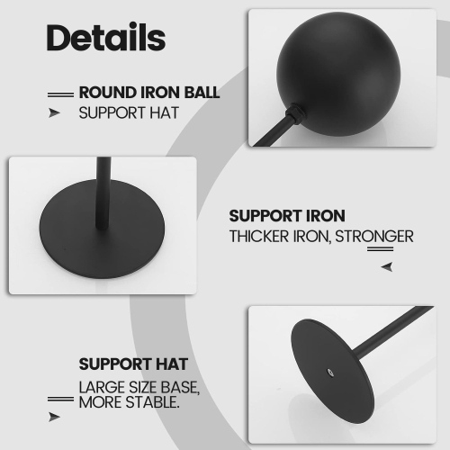 Floor-standing motorcycle helmet display stand, desktop hat storage rack suitable for bedroom and living room