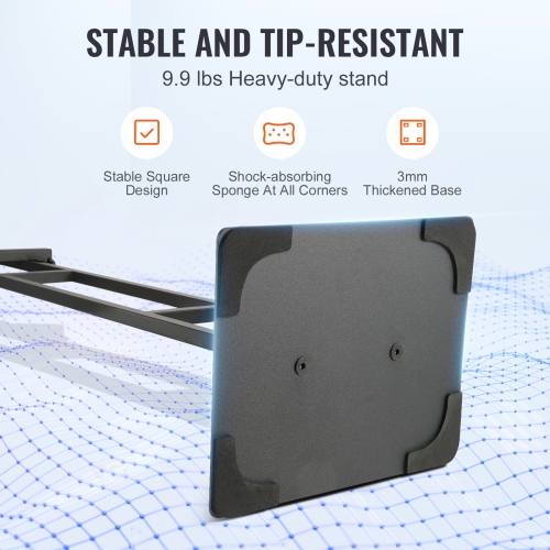 VEVOR Poster Stand, Adjustable Height Up to 75", Double-Sided Heavy Duty Pedestal Sign Holder, Floor Standing Sign Holder Banner Stand with