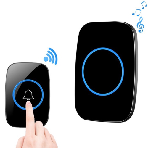 Wireless Doorbell Waterproof Doorbell Kit with 60 Chime 5 Levels Volume LED Flash Home Wireless Door Bell