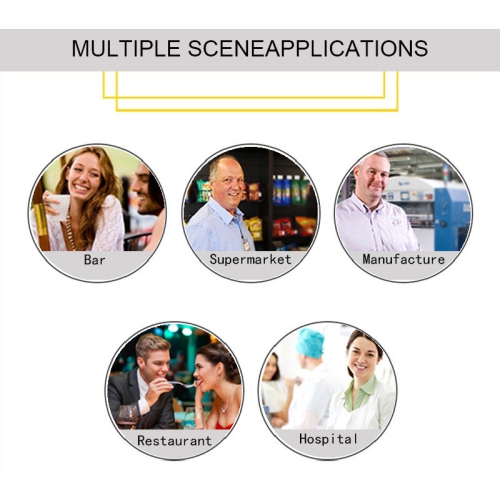 Wireless Pager Watch with 10 PCS Button Calling Watch for Nursing Home Restaurant Cafe Bar Bank