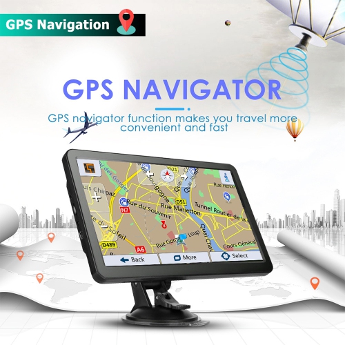 Système de navigation portatif de 7 po pour voiture