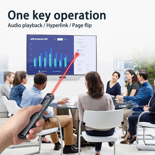 Infrared Rechargeable Laser Pen Remote Control Pen Business Teaching PPT Page Turning Pen Presenter Laser Pointer