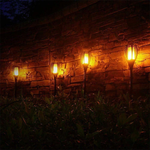 6PCS Outdoor Courtyard Garden Landscape Light LED Solar Lawn Decoration Lights