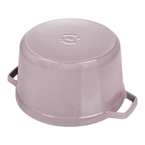 STAUB La Cocotte 4.75 L Cast Iron Round Cocotte Deep, Cherry Blossom