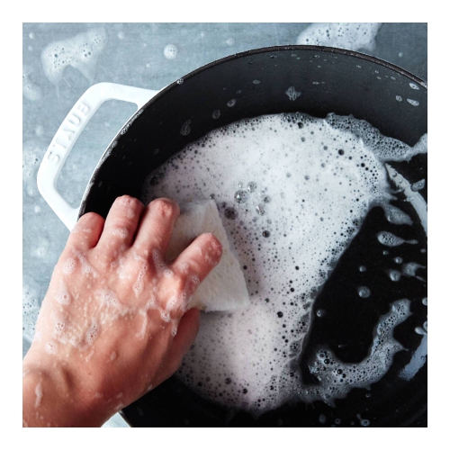 STAUB La Cocotte 4.75 L Cast Iron Round Cocotte Deep, Cherry Blossom