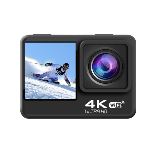 Action Camera Sports Camera True 4K Anti-Shake Dual Screen Touch Action Camera with Remote Control