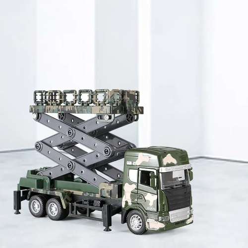 Toy car die-cast small military vehicle lifting light sound effect gift for 3-8 years old boys