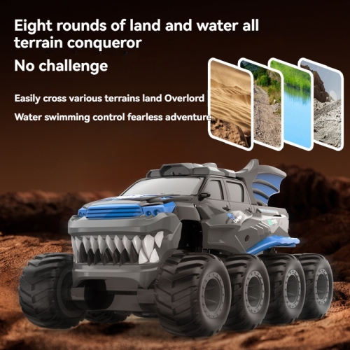 Véhicule téléguidé sans fil Véhicule tout-terrain amphibie jouet électrique pour enfants escaladant véhicule téléguidé tout-terrain adapté aux