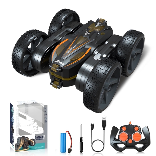 Remote Control Car Car Stunt Remote Control Car Toy New Upgrade Model with Light Strip and Headlight