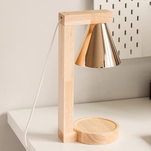 Aromatherapy wax melting lamp - 3 levels of brightness adjustment, 8 hours timer, flameless aromatherapy, button adjustment, suitable for