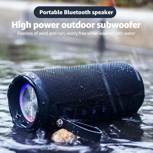 Wireless Speaker - Superior HD Sound, Ultra-Portable Wireless Design, IPX6 Waterproof, 6 Hours Extended Play Time, TWS Pairing, Great for Home,