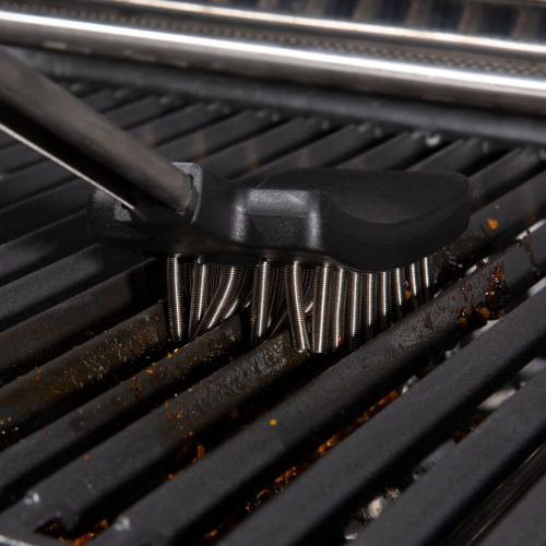 BROSSE POUR BARBECUE – BARON – RESSORTS HÉLICOÏDAUX INOX