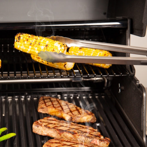 Ensemble d'outils pour barbecue à poignée souple GrillProDeluxe - 7 pièces