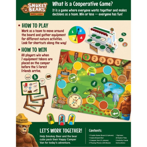 Smokey Bear Happy Camper Coop Game