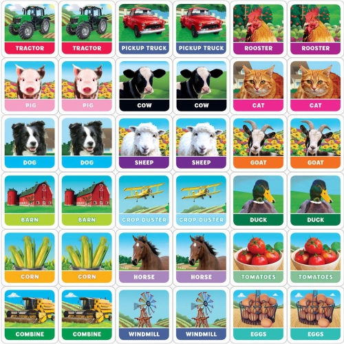 Memory Game - Old Macdonald's Farm