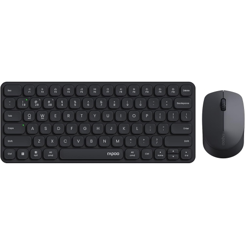 Rapoo 9010M Wireless Keyboard and Mouse Combo - Multi-Device Bluetooth 5.0/4.0, 2.4GHz, Silent Click, 4-Device Support, Compatible with Windows, Mac,