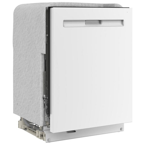 Lave-vaisselle encastrable 24 po 47 dB avec cuve inox et troisième panier de Maytag - Blanc