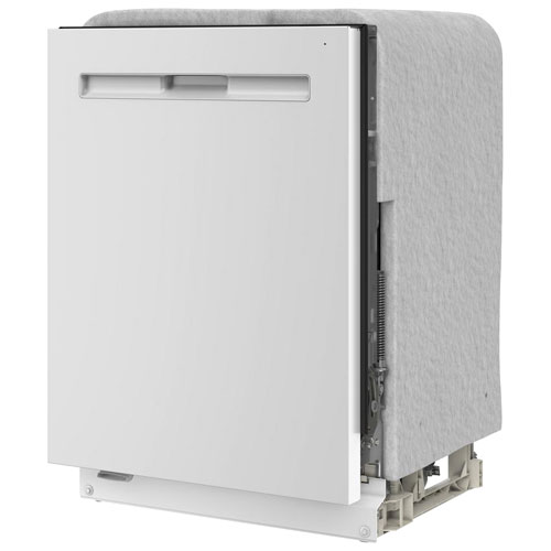 Lave-vaisselle encastrable 24 po 47 dB avec cuve inox et troisième panier de Maytag - Blanc