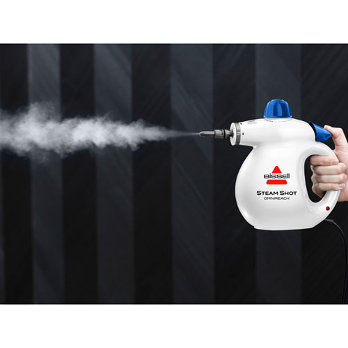 Nettoyeur à vapeur portatif Steam Shot OmniReach de Bissell - Blanc
