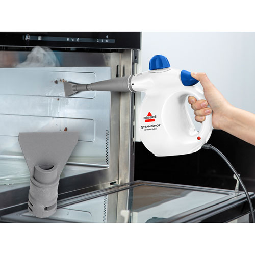 Nettoyeur à vapeur portatif Steam Shot OmniReach de Bissell - Blanc