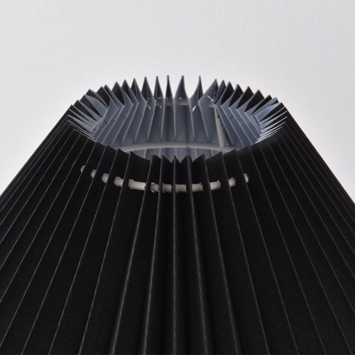 Retro bedroom bedside table lamp, disassembled KD lampshade, living room and bedroom decorative night light, creative pleated table lamp, office