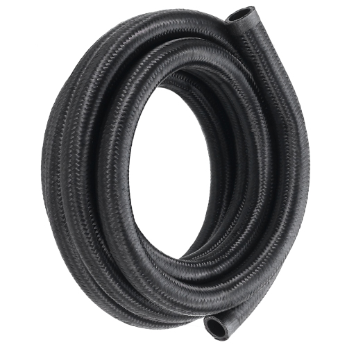 VEVOR 10 FT 10AN Fuel Line Kit, Fuel Hose Kit, 0.55" Nylon Stainless Steel Braided Fuel Line Oil/Gas/Diesel Hose End Fitting Kit, with 7 PCS Swivel