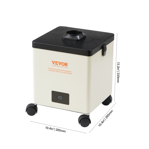 VEVOR 100W Solder Fume Extractor, Soldering Smoke Extractor with 3-Stage Filters, 240 m³/h Strong Suction Smoke Absorber and Purifier for Soldering,