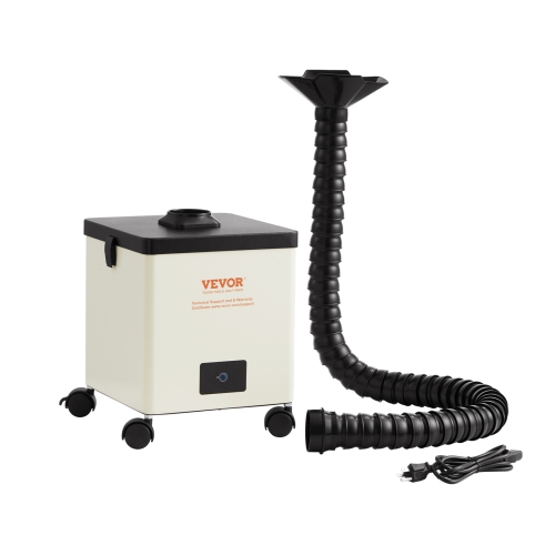 VEVOR 100W Solder Fume Extractor, Soldering Smoke Extractor with 3-Stage Filters, 240 m³/h Strong Suction Smoke Absorber and Purifier for Soldering,