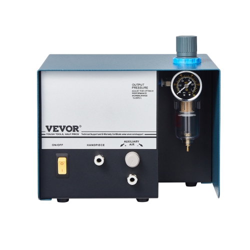 VEVOR 2800 RPM Pneumatic Jewelry Engraver,60W Single Head Pneumatic Hand Engraving Machine, DIY Impact Engraver with Foot Pedal 0-60 PSI Adjustable,