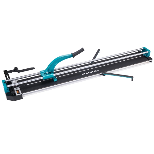 VEVOR 48 inch Manual Tile Cutter, Porcelain Ceramic Tile Cutter with Tungsten Carbide Cutting Wheel, Infrared Positioning, Anti-Skid Feet, Double