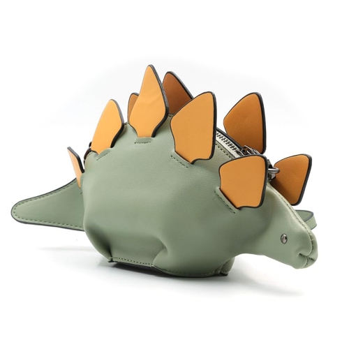 Sac à bandoulière Novelty Animal Shape Design, sac messager Dinosaur, sac pochette portatif idéal pour les déplacements quotidiens