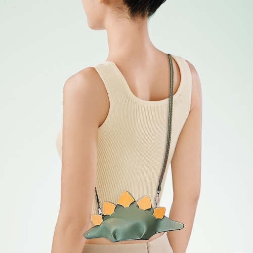 Sac à bandoulière Novelty Animal Shape Design, sac messager Dinosaur, sac pochette portatif idéal pour les déplacements quotidiens