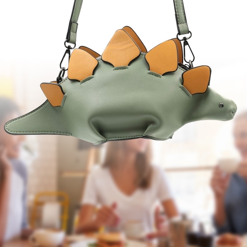 Sac à bandoulière Novelty Animal Shape Design, sac messager Dinosaur, sac pochette portatif idéal pour les déplacements quotidiens