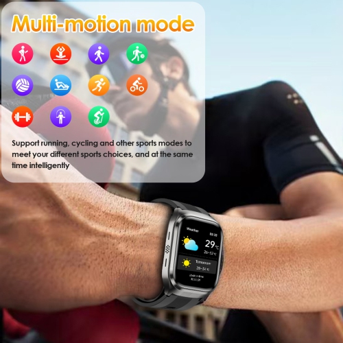 Smart Watch, Bluetooth Call Sports Watch With Air Pump, Can Detect ECG, Blood Pressure, Blood Oxygen, Blood Sugar, Heart Rate, Uric Acid, and Blood