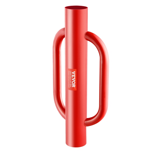 VEVOR 4.11 in Fence Post Driver with Handles, Inner Diameter T Post Pole Pounder, 22LB Heavy Duty Carbon Steel Hand Post Rammer, Farm Fencing Hole