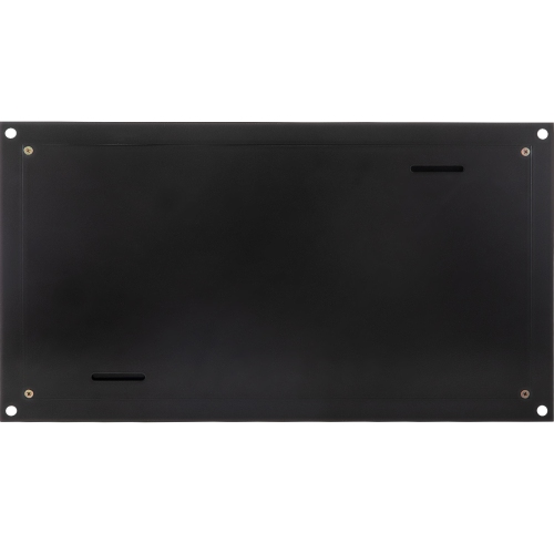 VEVOR 8" H x 16" W x 2" L Crawl Space Flood Vent Foundation Flood Vent to Reduce Foundation Damage and Flood Risk, Black, Wall Mounted for Crawl