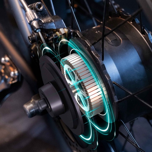 Vélo électrique à gros pneus M20S de Macfox, 3 modes de vitesse pour adultes, noir