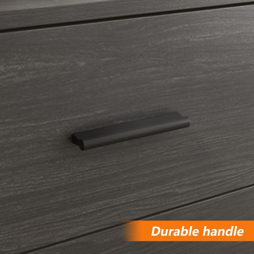 Famapy Modern L-Shaped Computer Desk with Drawers & Storage Shelves, Space-Saving Workstation for Home Office or Study, Grey