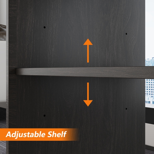 Famapy Modern L-Shaped Computer Desk with Drawers & Storage Shelves, Space-Saving Workstation for Home Office or Study, Grey