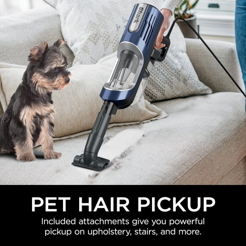 Shark HZ600C Ultralight Pet Pro Corded Stick Vacuum with PowerFins & Self-Cleaning Brushroll, Converts to Hand Vacuum, Pet Power Brush by SHARK - Refurbished condition - Image 4