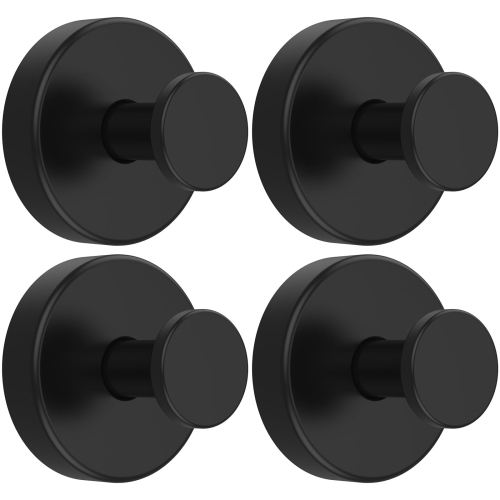 4Pcs Suction Cup Hooks Holds up to 15lbs, Durable Shower Suction Hanger for Shower, Bathroom, Hanging Towels, Robe