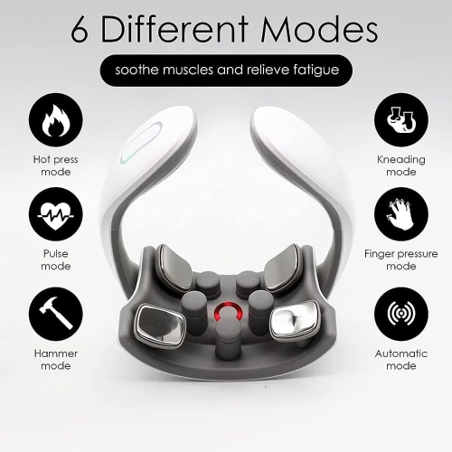 Appareil de massage électrique portatif haute fréquence pour le cou et le dos Fonctions multiples