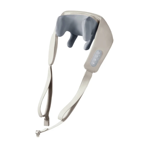 Image 1 de 5.. Appareil de massage pour soulager la douleur cervicale, appareils de massage à pétrissage profond 4D avec 6 noeuds de massage, coussin de massage
