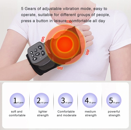 Wrist Massager For Pain Relief Hand and Ankle Massage Electric Hand Fitness Wristband Wrist Support