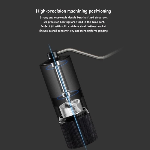 Moulin à café à manivelle à moulin à café idéal pour les cadeaux de cuisine rouge