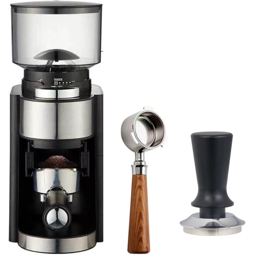 GREEN SCENIC  Small Italian Coffee Machine Coffee Bean Grinder Fully Automatic Coffee Grinder Home