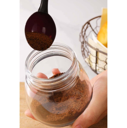 Small Manual Coffee Grinder Conical Burr Grinder Portable Manual Grinder Hand Crank Coffee Grinder for Camping Outdoor Kitchen Bar - White Double Jar