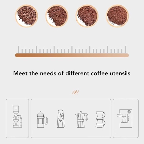 Moulin à café électrique conique portatif, petit moulin à café rechargeable, moulin de voyage compact