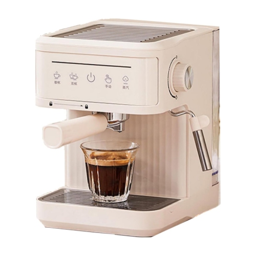 Multifunctional Italian coffee machine Home coffee machine Fully automatic Italian coffee machine Small milk coffee machine - white